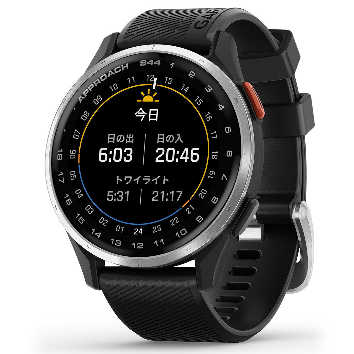 ガーミン GARMIN Approach S44 アプローチ S44 GPS スマートウォッチ ウェアラブル ゴルフ 腕時計 メンズ レディース 010-03009-20 Black【2025 新作】