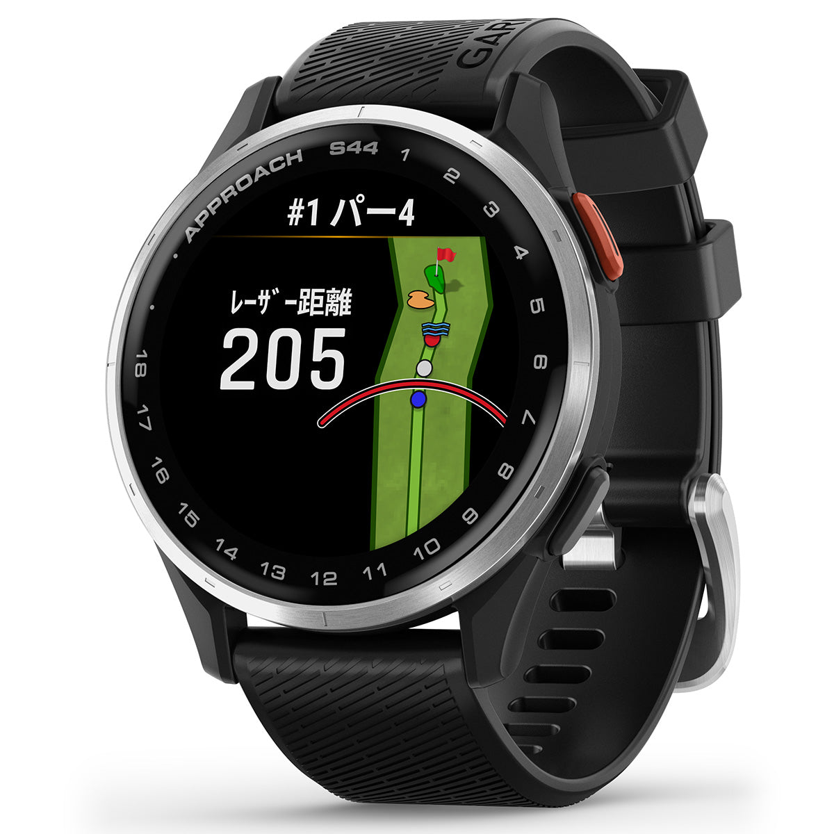 ガーミン GARMIN Approach S44 アプローチ S44 GPS スマートウォッチ ウェアラブル ゴルフ 腕時計 メンズ レディース 010-03009-20 Black【2025 新作】