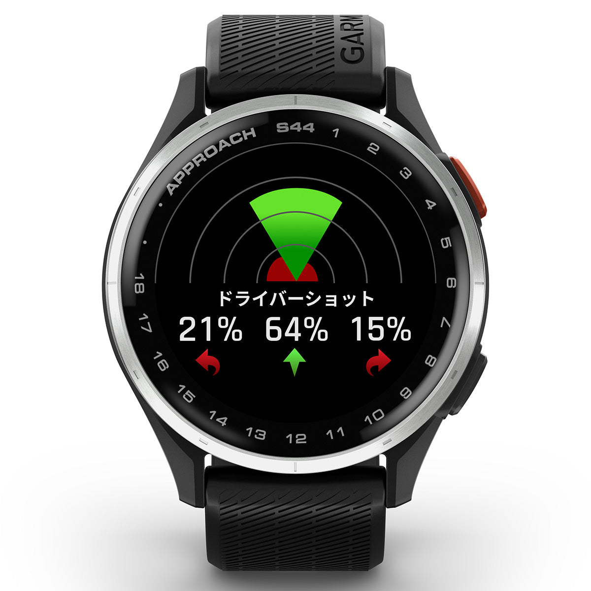 ガーミン GARMIN Approach S44 アプローチ S44 GPS スマートウォッチ ウェアラブル ゴルフ 腕時計 メンズ レディース 010-03009-20 Black【2025 新作】