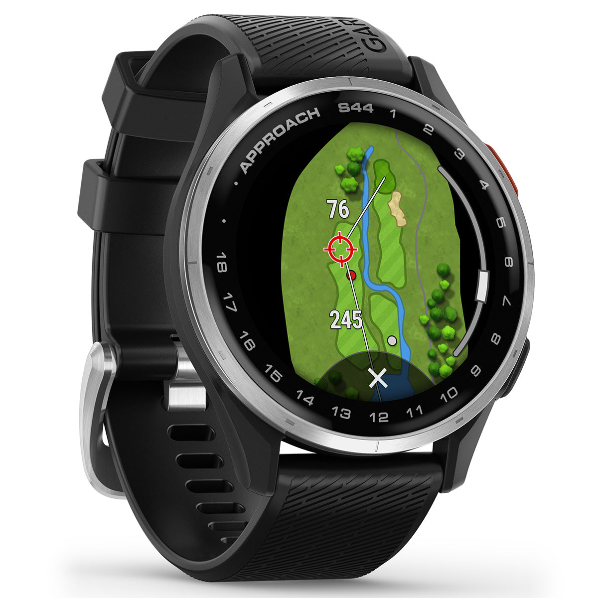 ガーミン GARMIN Approach S44 アプローチ S44 GPS スマートウォッチ ウェアラブル ゴルフ 腕時計 メンズ レディース 010-03009-20 Black【2025 新作】