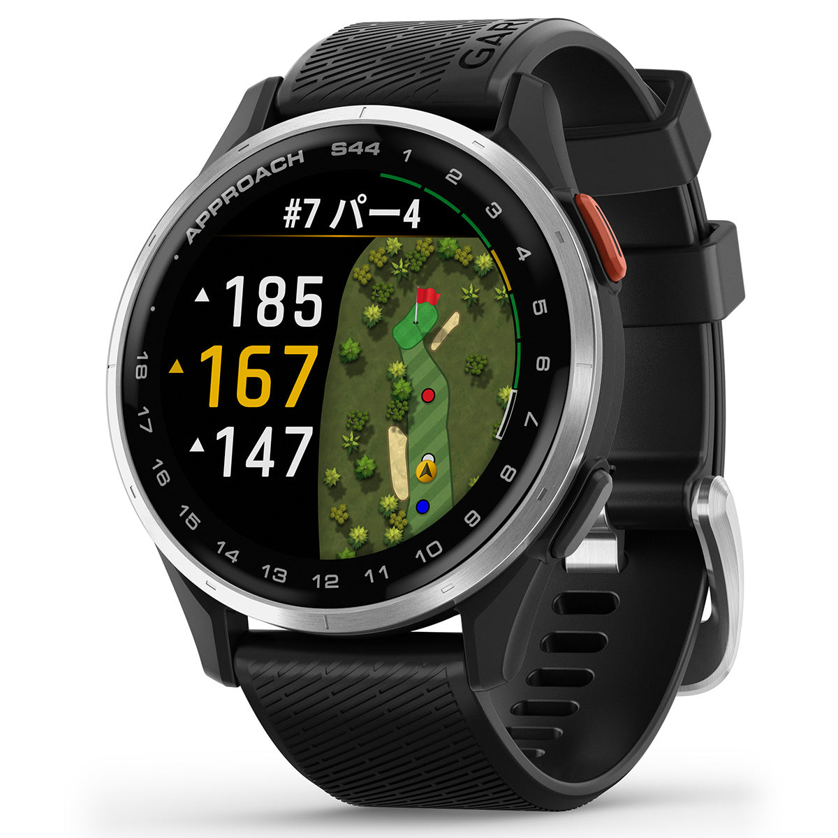 ガーミン GARMIN Approach S44 アプローチ S44 GPS スマートウォッチ ウェアラブル ゴルフ 腕時計 メンズ レディース 010-03009-20 Black【2025 新作】