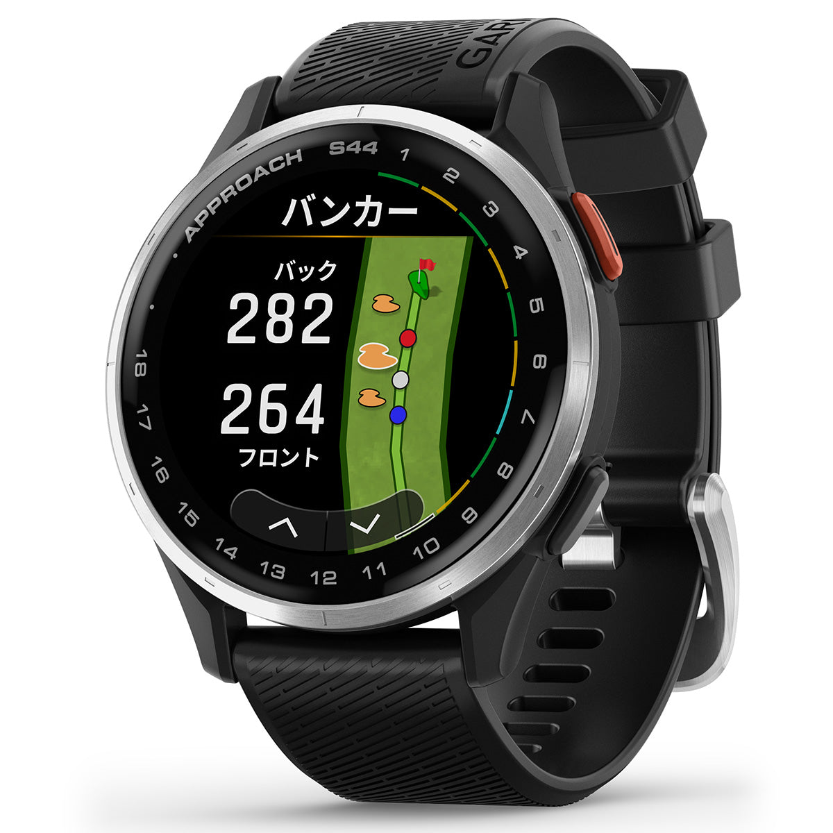 ガーミン GARMIN Approach S44 アプローチ S44 GPS スマートウォッチ ウェアラブル ゴルフ 腕時計 メンズ レディース 010-03009-20 Black【2025 新作】
