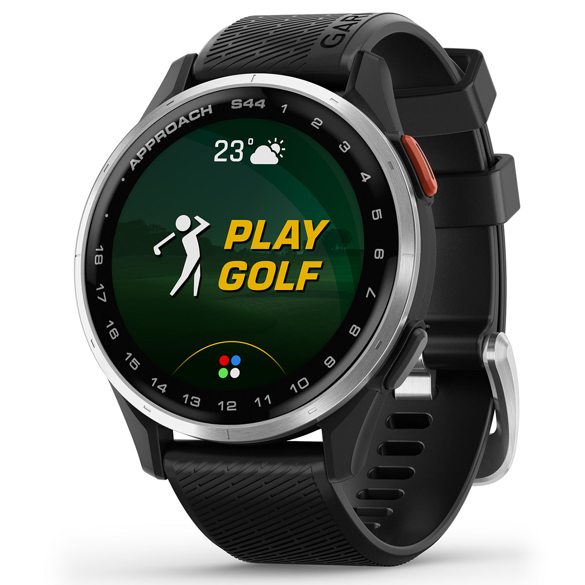 ガーミン GARMIN Approach S44 アプローチ S44 GPS スマートウォッチ ウェアラブル ゴルフ 腕時計 メンズ レディース 010-03009-20 Black【2025 新作】