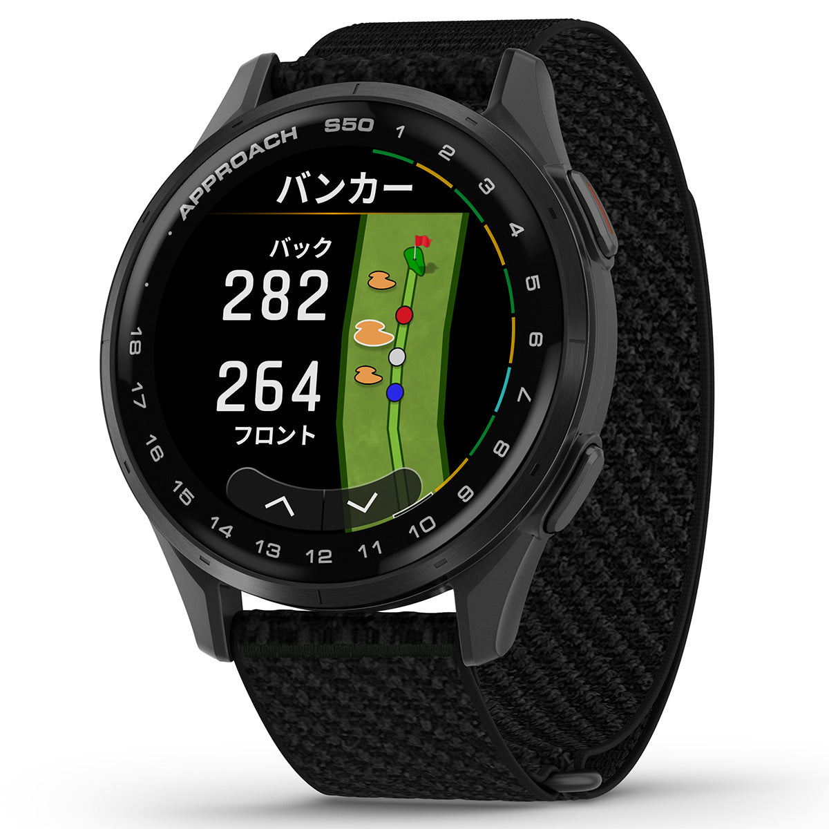 ガーミン GARMIN Approach S50 アプローチ S50 GPS スマートウォッチ ウェアラブル ゴルフ 腕時計 メンズ レディース 010-03010-20 Black【2025 新作】