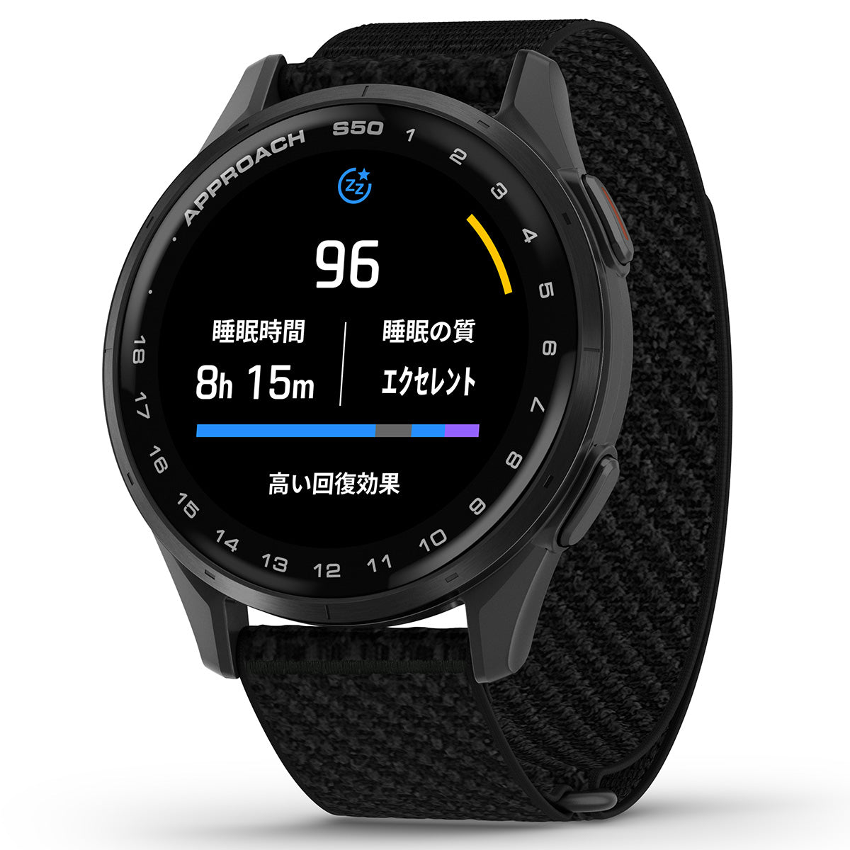 ガーミン GARMIN Approach S50 アプローチ S50 GPS スマートウォッチ ウェアラブル ゴルフ 腕時計 メンズ レディース 010-03010-20 Black【2025 新作】