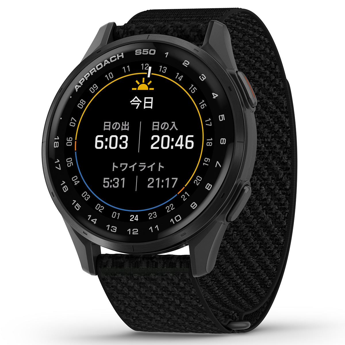 ガーミン GARMIN Approach S50 アプローチ S50 GPS スマートウォッチ ウェアラブル ゴルフ 腕時計 メンズ レディース 010-03010-20 Black【2025 新作】