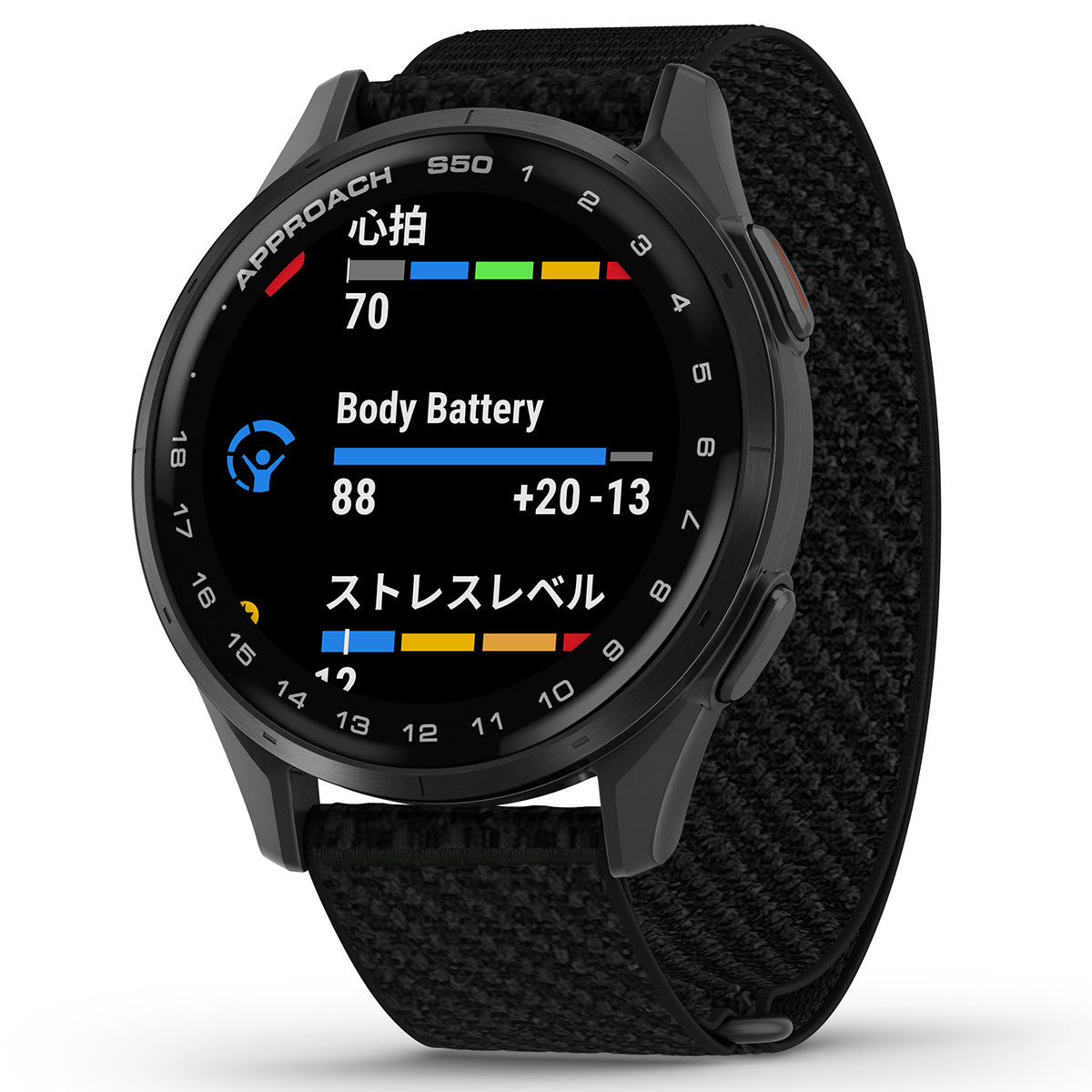 ガーミン GARMIN Approach S50 アプローチ S50 GPS スマートウォッチ ウェアラブル ゴルフ 腕時計 メンズ レディース 010-03010-20 Black【2025 新作】