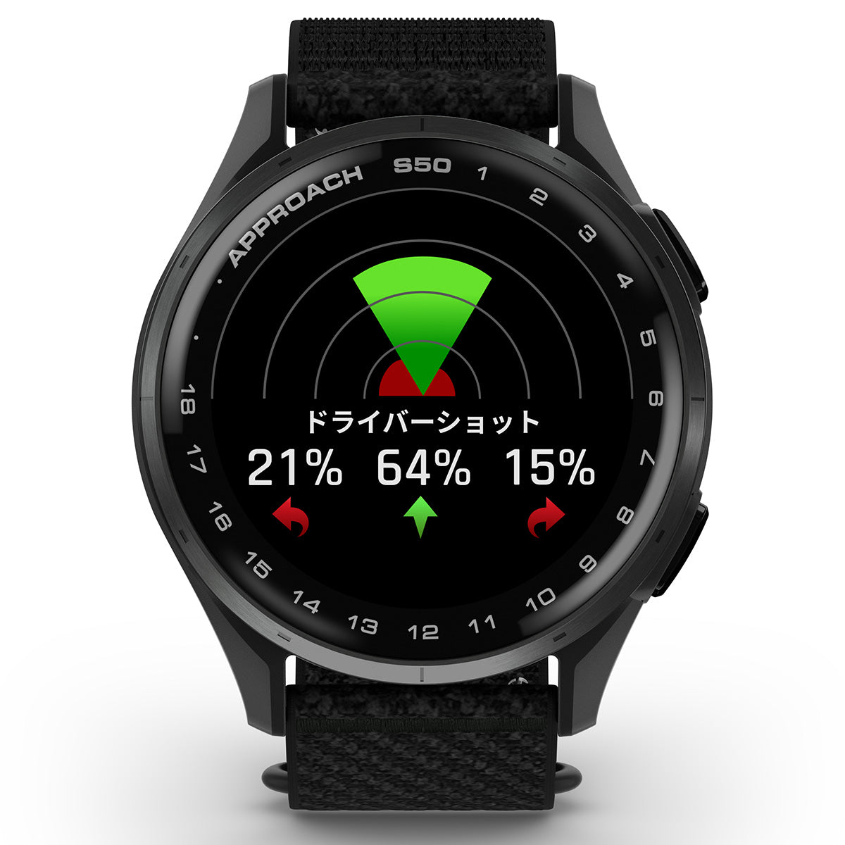 ガーミン GARMIN Approach S50 アプローチ S50 GPS スマートウォッチ ウェアラブル ゴルフ 腕時計 メンズ レディース 010-03010-20 Black【2025 新作】