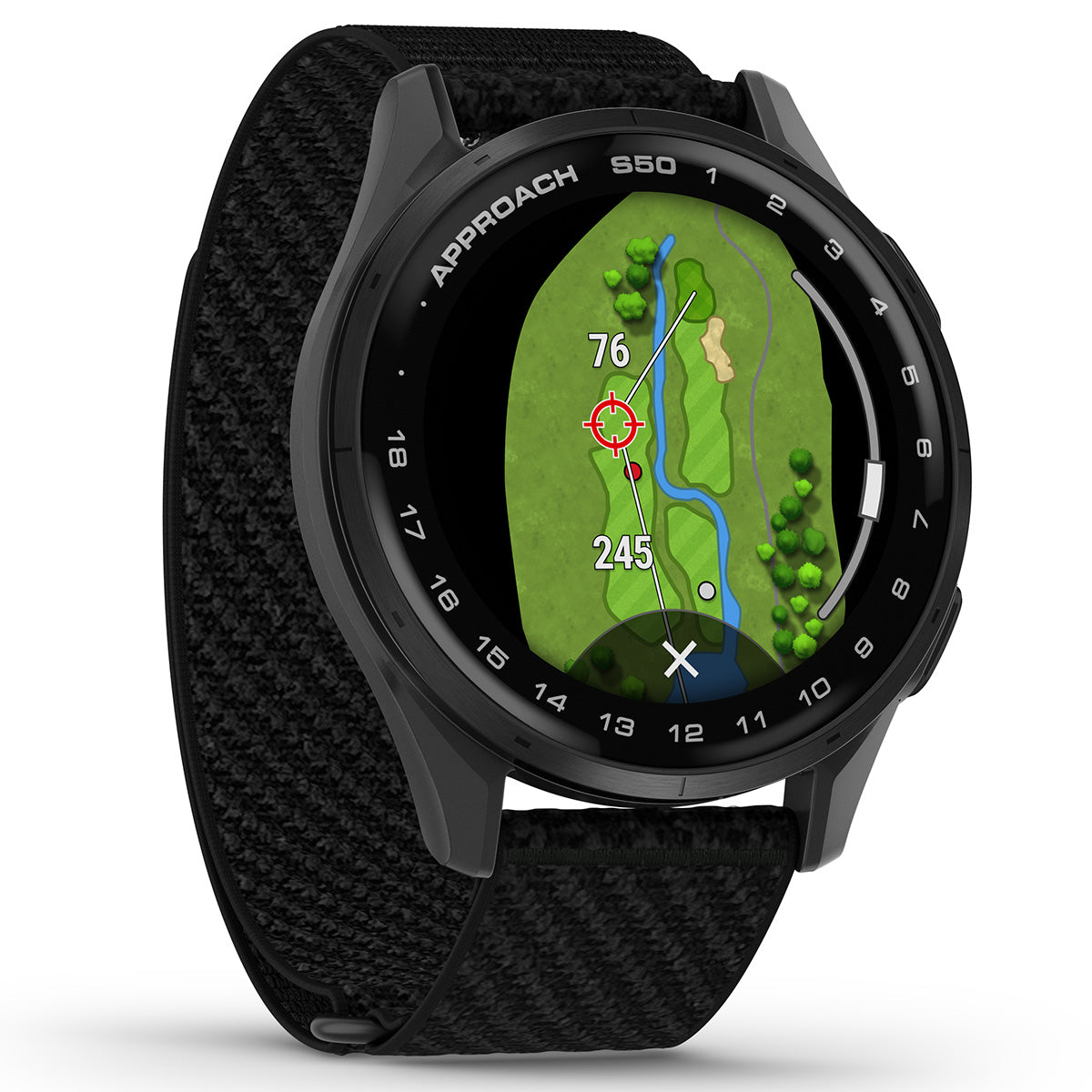 ガーミン GARMIN Approach S50 アプローチ S50 GPS スマートウォッチ ウェアラブル ゴルフ 腕時計 メンズ レディース 010-03010-20 Black【2025 新作】