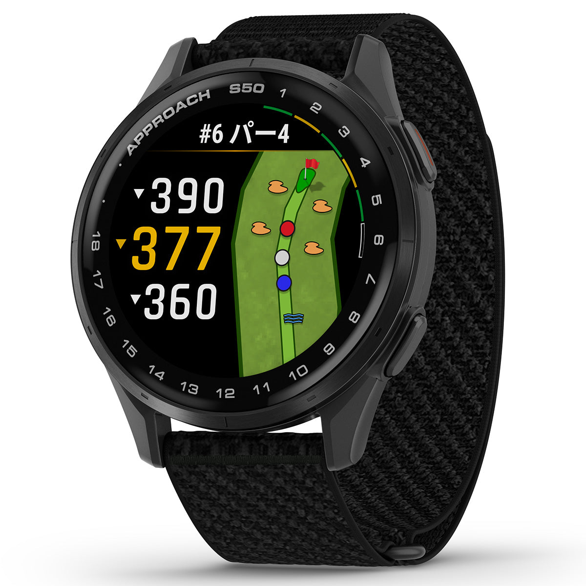ガーミン GARMIN Approach S50 アプローチ S50 GPS スマートウォッチ ウェアラブル ゴルフ 腕時計 メンズ レディース 010-03010-20 Black【2025 新作】