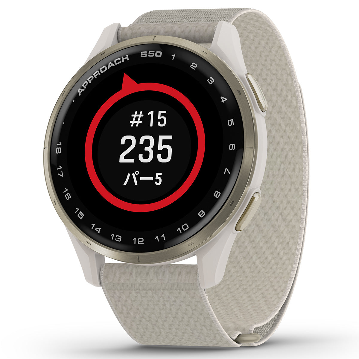 ガーミン GARMIN Approach S50 アプローチ S50 GPS スマートウォッチ ウェアラブル ゴルフ 腕時計 メンズ レディース 010-03010-21 Ivory【2025 新作】