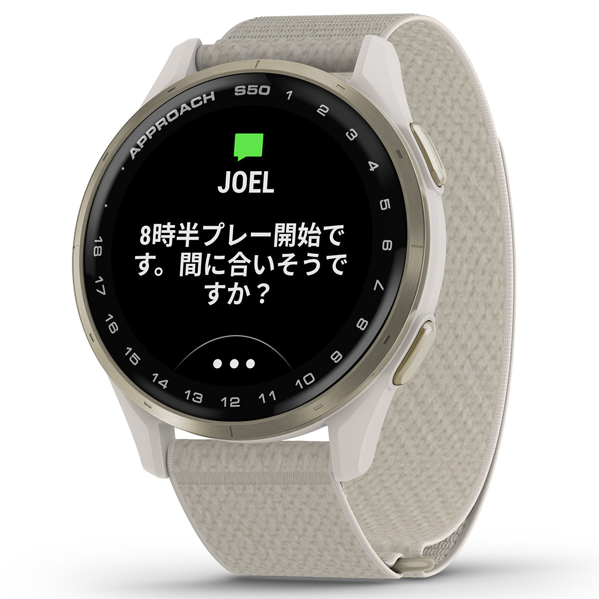 ガーミン GARMIN Approach S50 アプローチ S50 GPS スマートウォッチ ウェアラブル ゴルフ 腕時計 メンズ レディース 010-03010-21 Ivory【2025 新作】