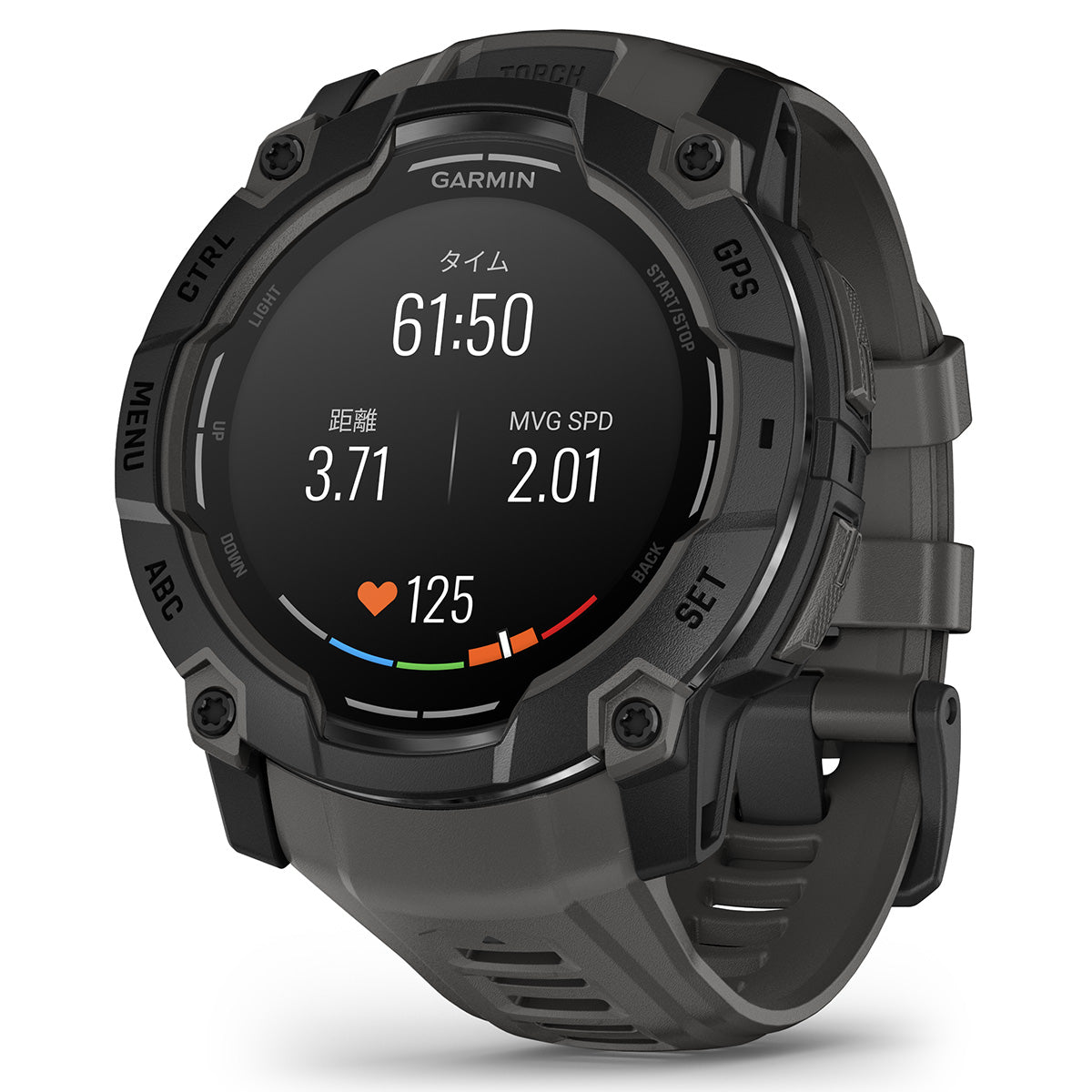 ガーミン GARMIN Instinct 3 AMOLED 50mm インスティンクト3 アモレッド 50ミリ GPS スマートウォッチ アウトドア 腕時計 010-03020-30 Black/Charcoal【2025 新作】