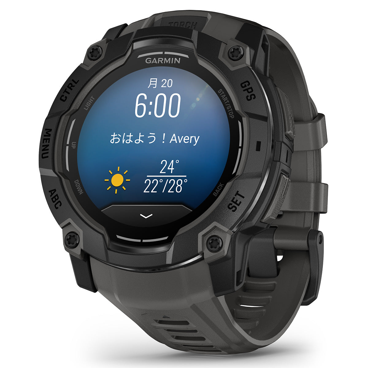 ガーミン GARMIN Instinct 3 AMOLED 50mm インスティンクト3 アモレッド 50ミリ GPS スマートウォッチ アウトドア 腕時計 010-03020-30 Black/Charcoal【2025 新作】