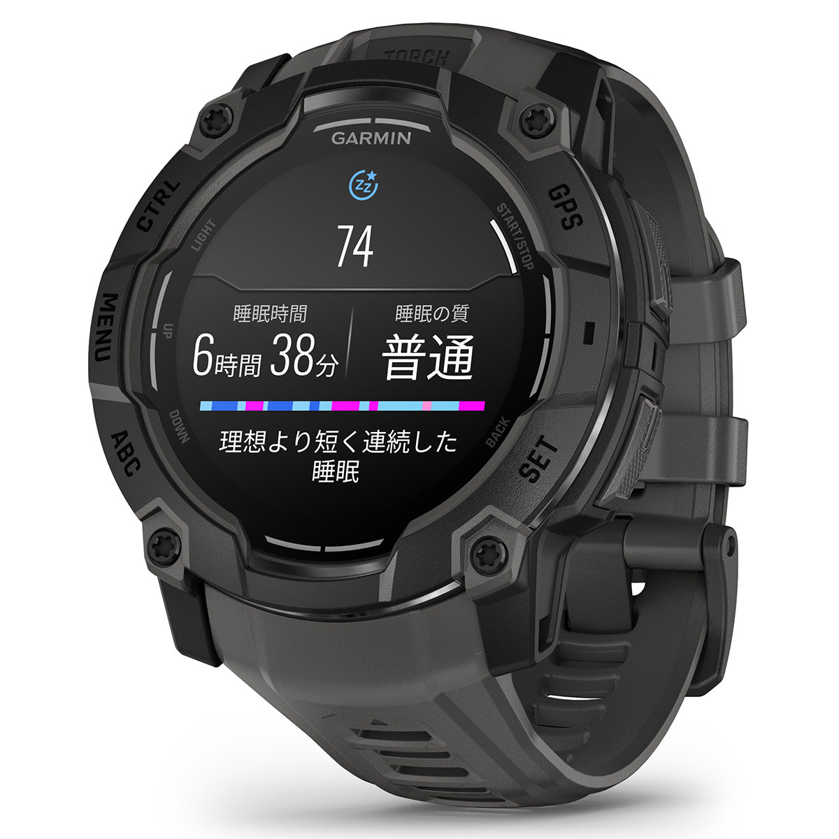 ガーミン GARMIN Instinct 3 AMOLED 50mm インスティンクト3 アモレッド 50ミリ GPS スマートウォッチ アウトドア 腕時計 010-03020-30 Black/Charcoal【2025 新作】