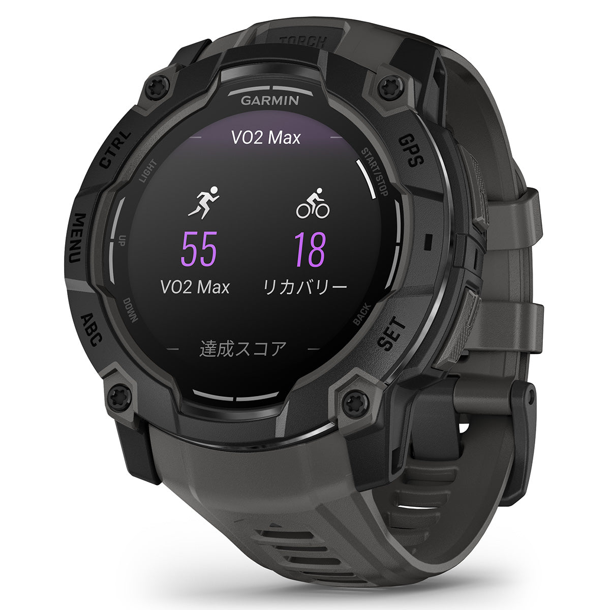 ガーミン GARMIN Instinct 3 AMOLED 50mm インスティンクト3 アモレッド 50ミリ GPS スマートウォッチ アウトドア 腕時計 010-03020-30 Black/Charcoal【2025 新作】