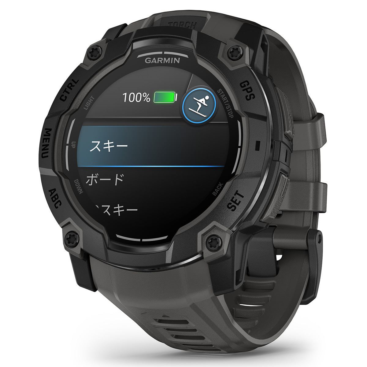 ガーミン GARMIN Instinct 3 AMOLED 50mm インスティンクト3 アモレッド 50ミリ GPS スマートウォッチ アウトドア 腕時計 010-03020-30 Black/Charcoal【2025 新作】