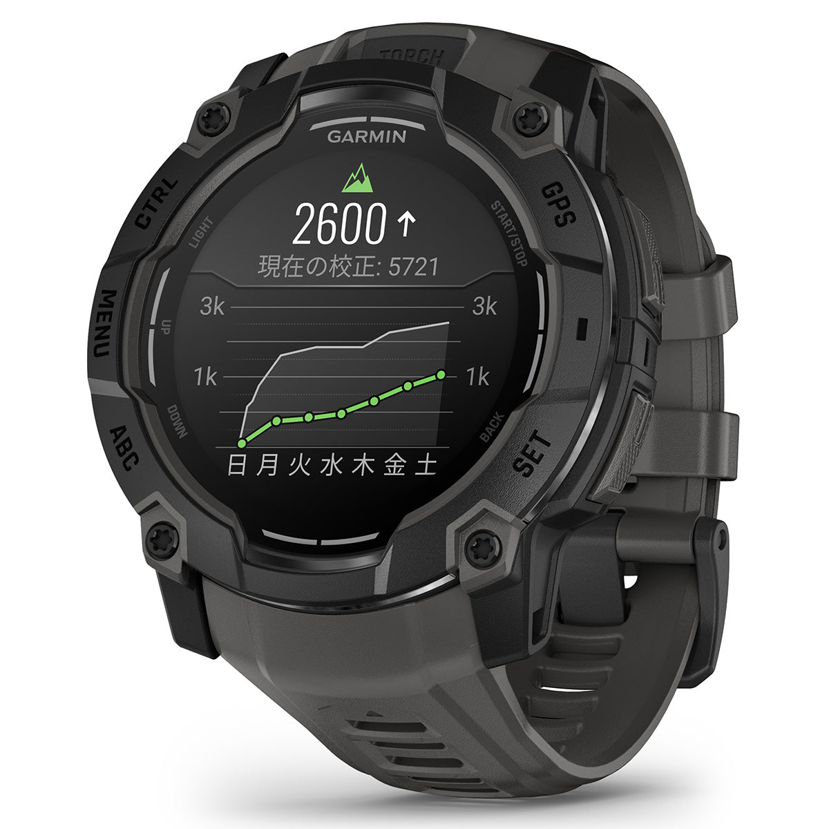 ガーミン GARMIN Instinct 3 AMOLED 50mm インスティンクト3 アモレッド 50ミリ GPS スマートウォッチ アウトドア 腕時計 010-03020-30 Black/Charcoal【2025 新作】