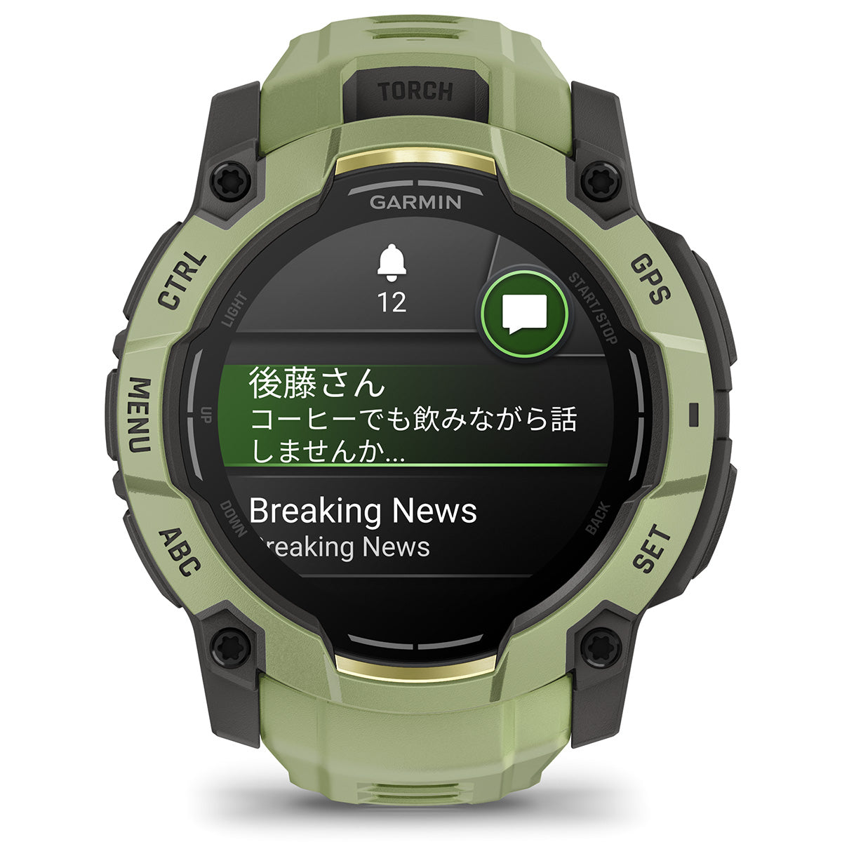 ガーミン GARMIN Instinct 3 AMOLED 50mm インスティンクト3 アモレッド GPS スマートウォッチ アウトドア 腕時計 010-03020-32 Fern Green【2026 新作】