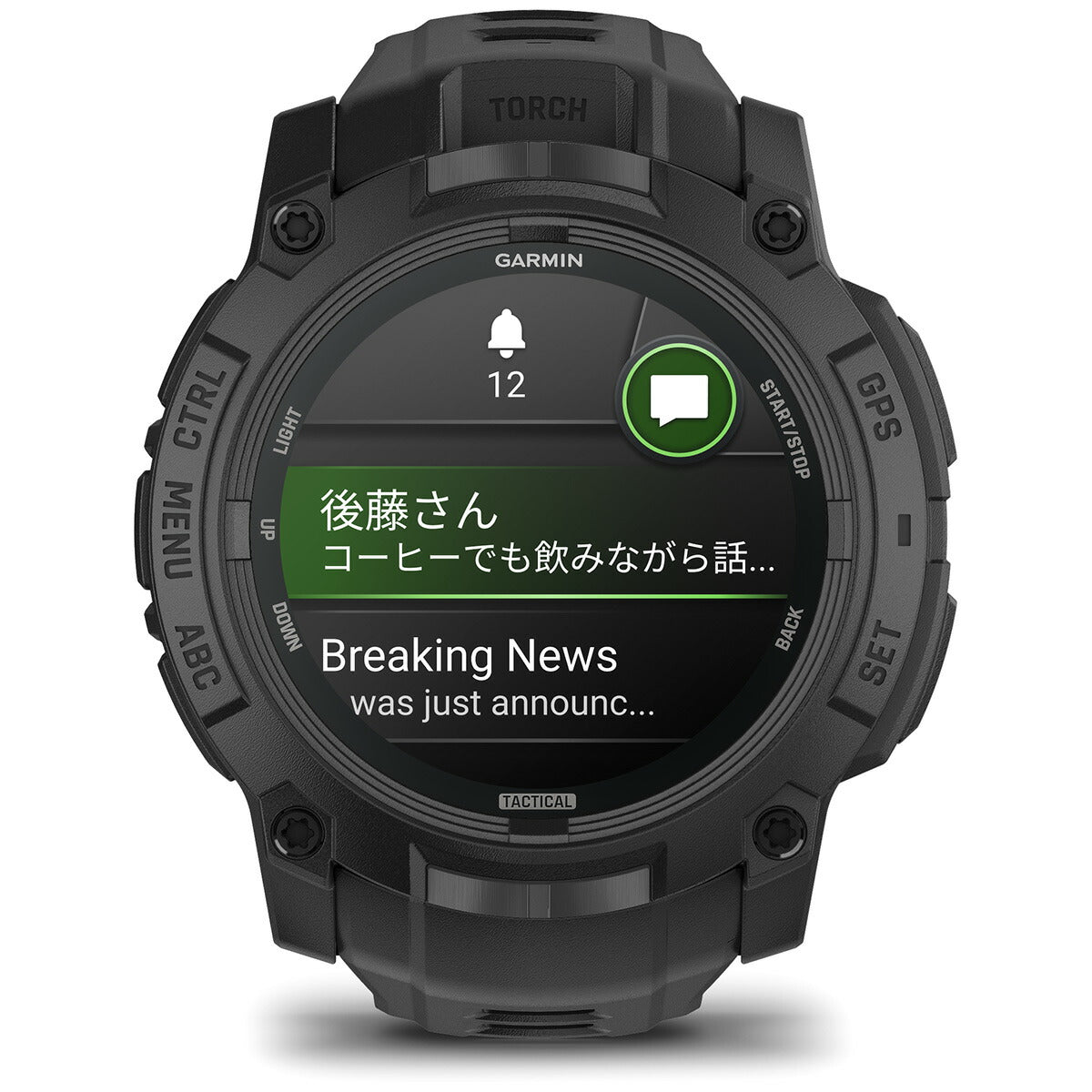 ガーミン GARMIN Instinct 3 Tactical AMOLED 50mm インスティンクト3 タクティカル アモレッド GPS スマートウォッチ アウトドア 腕時計 010-03020-80 Black【2025 新作】