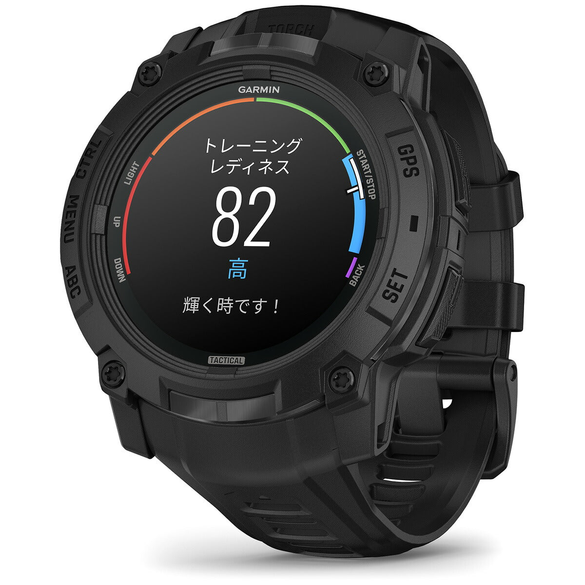 ガーミン GARMIN Instinct 3 Tactical AMOLED 50mm インスティンクト3 タクティカル アモレッド GPS スマートウォッチ アウトドア 腕時計 010-03020-80 Black【2025 新作】