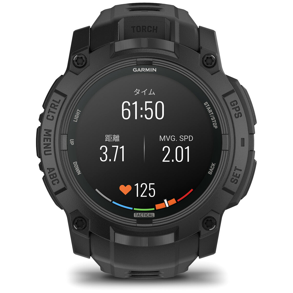 ガーミン GARMIN Instinct 3 Tactical AMOLED 50mm インスティンクト3 タクティカル アモレッド GPS スマートウォッチ アウトドア 腕時計 010-03020-80 Black【2025 新作】