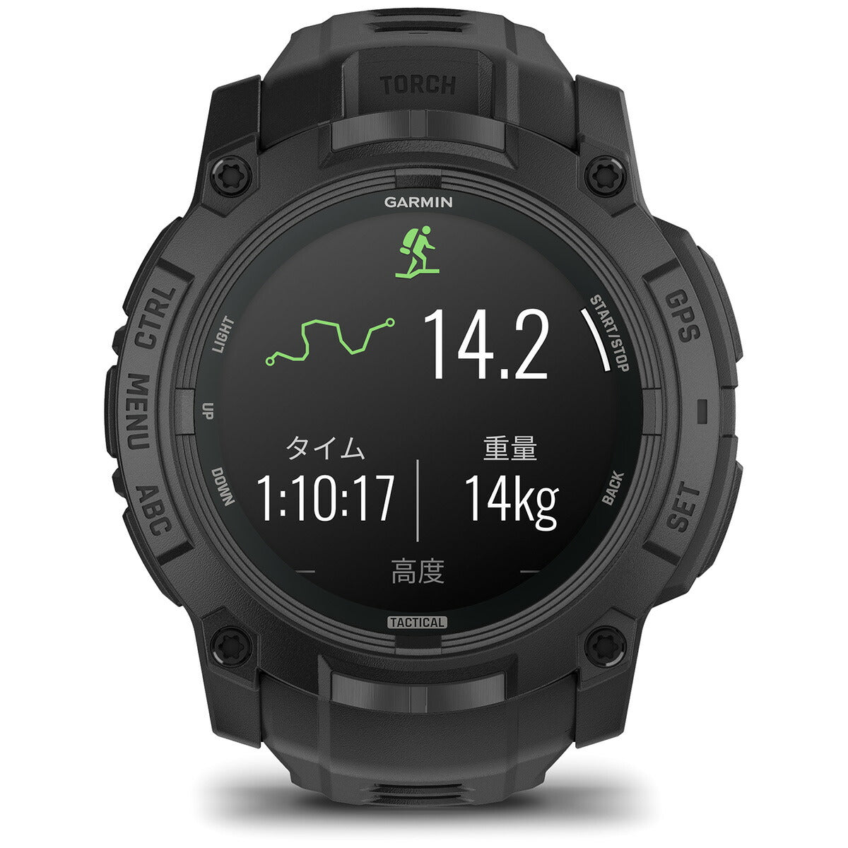 ガーミン GARMIN Instinct 3 Tactical AMOLED 50mm インスティンクト3 タクティカル アモレッド GPS スマートウォッチ アウトドア 腕時計 010-03020-80 Black【2025 新作】
