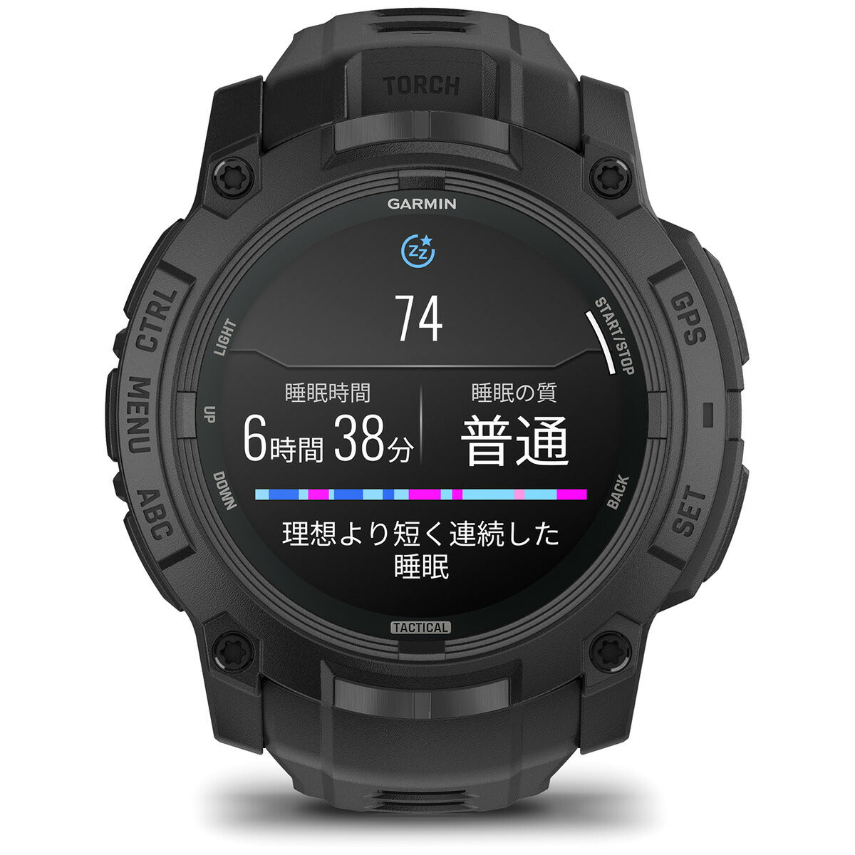 ガーミン GARMIN Instinct 3 Tactical AMOLED 50mm インスティンクト3 タクティカル アモレッド GPS スマートウォッチ アウトドア 腕時計 010-03020-80 Black【2025 新作】