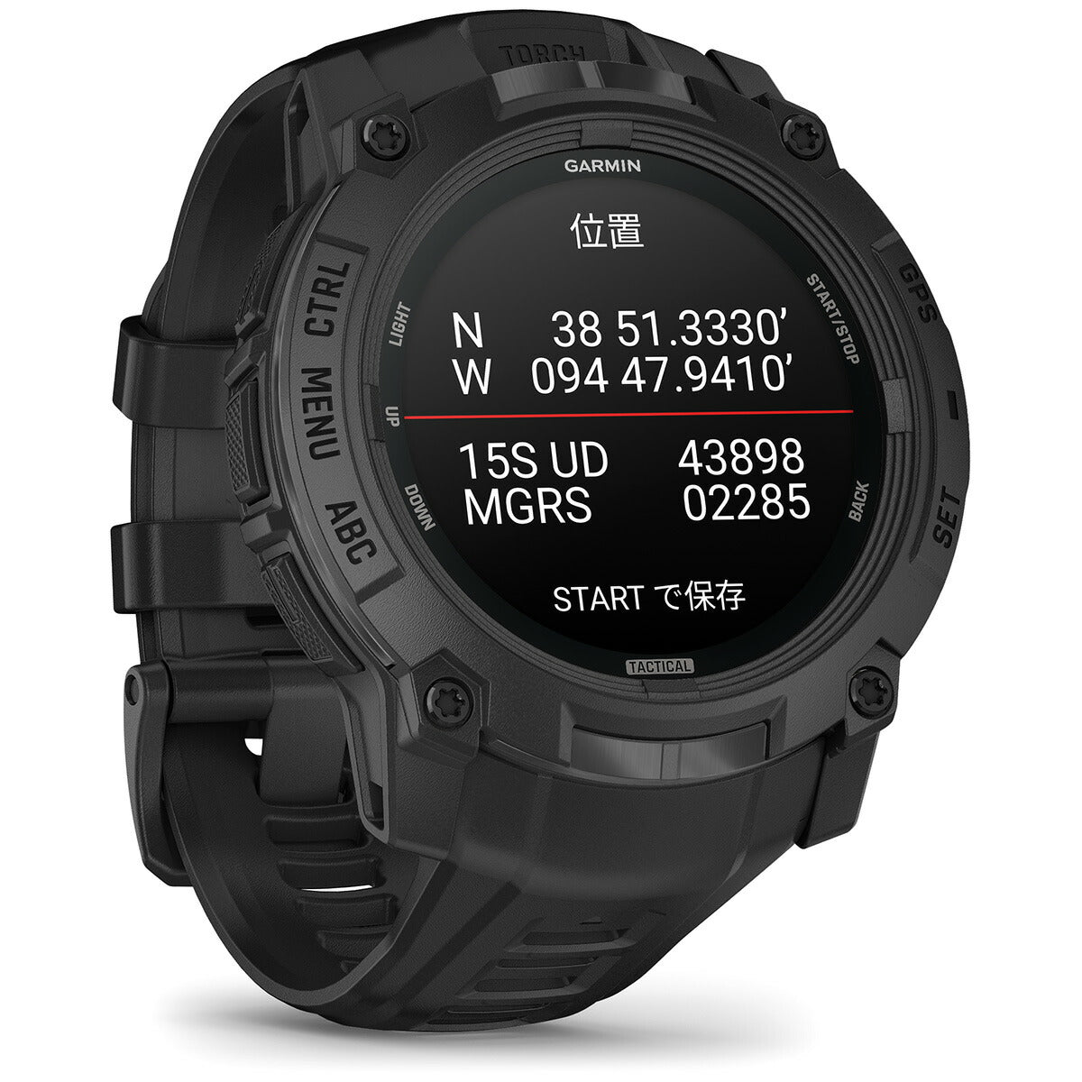ガーミン GARMIN Instinct 3 Tactical AMOLED 50mm インスティンクト3 タクティカル アモレッド GPS スマートウォッチ アウトドア 腕時計 010-03020-80 Black【2025 新作】