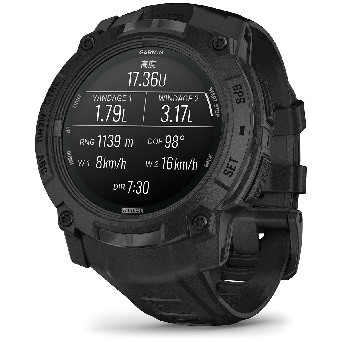 ガーミン GARMIN Instinct 3 Tactical AMOLED 50mm インスティンクト3 タクティカル アモレッド GPS スマートウォッチ アウトドア 腕時計 010-03020-80 Black【2025 新作】