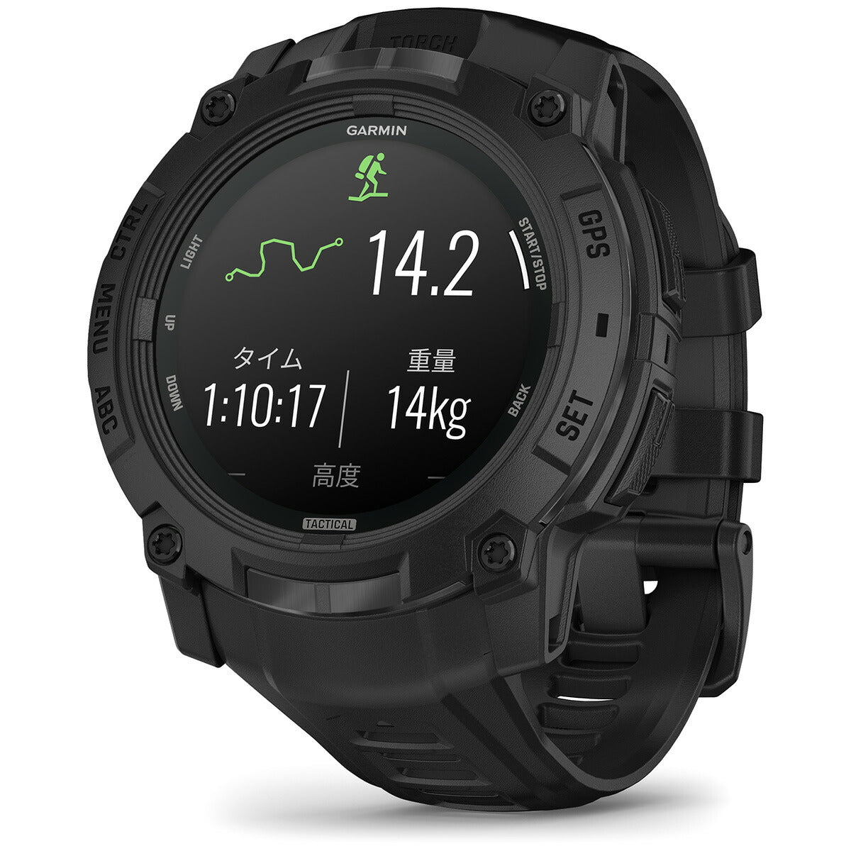 ガーミン GARMIN Instinct 3 Tactical AMOLED 50mm インスティンクト3 タクティカル アモレッド GPS スマートウォッチ アウトドア 腕時計 010-03020-80 Black【2025 新作】