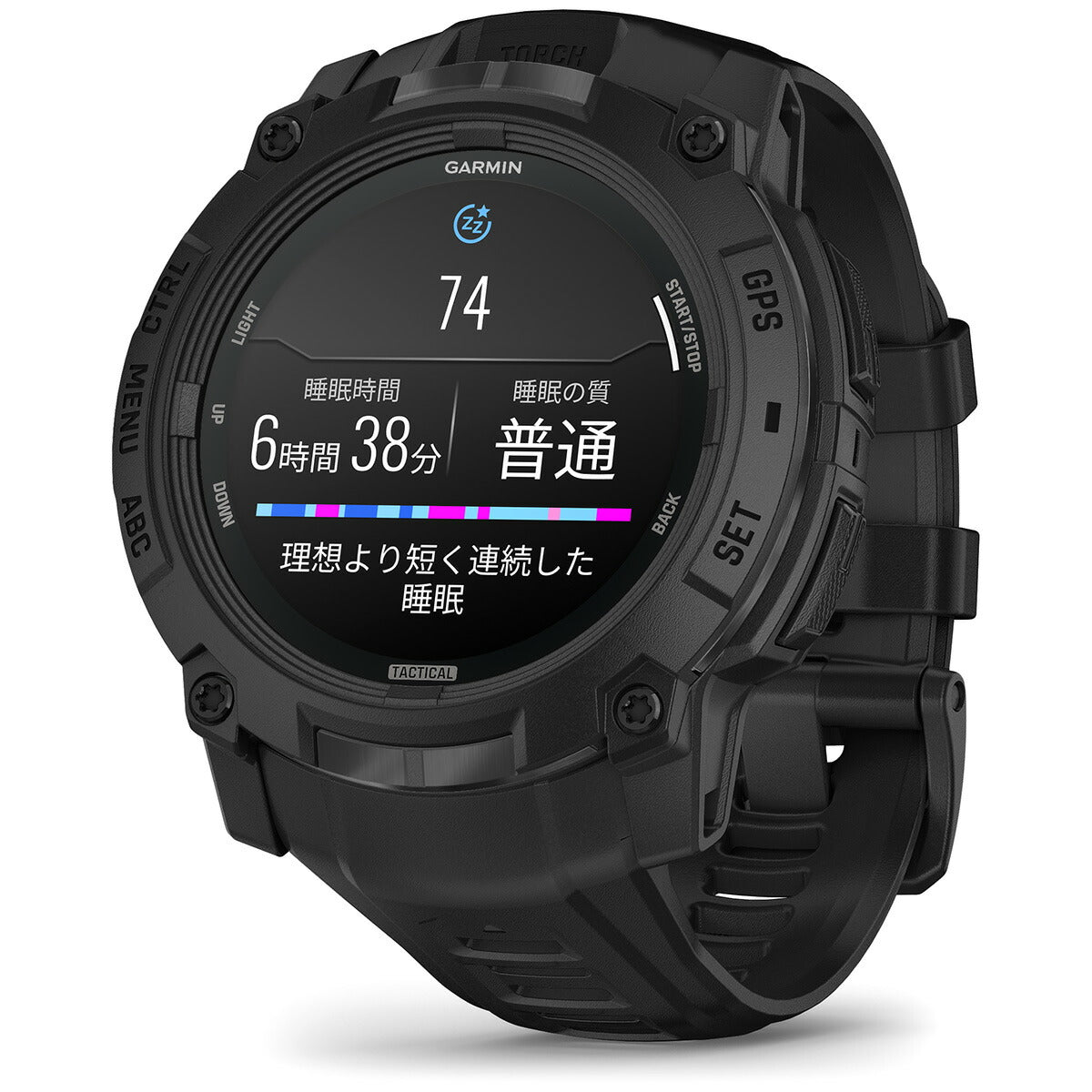 ガーミン GARMIN Instinct 3 Tactical AMOLED 50mm インスティンクト3 タクティカル アモレッド GPS スマートウォッチ アウトドア 腕時計 010-03020-80 Black【2025 新作】