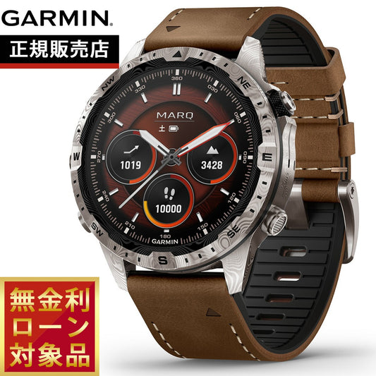 ガーミン GARMIN MARQ Adventurer Gen 2 Damascus Steel Edition マーク アドベンチャラー ダマスカス スチールエディション GPS スマートウォッチ 腕時計 メンズ 010-03393-D2【2024 新作】