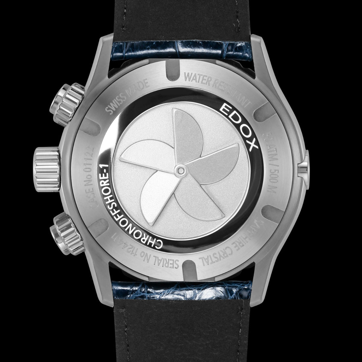 エドックス EDOX クロノオフショア1 クロノグラフ オートマティック 腕時計 メンズ 自動巻き 01122-3BU3-BUIN3-L CHRONOFFSHORE-1【60回分割手数料無料!】