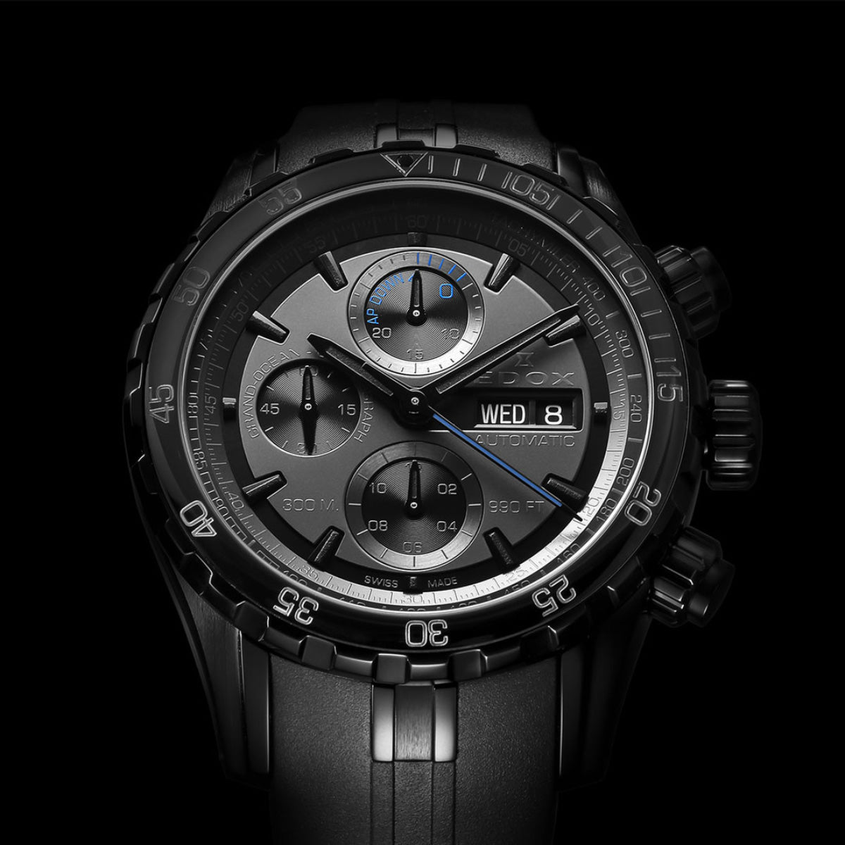エドックス EDOX グランドオーシャン クロノグラフ オートマティック 10TH アニバーサリーエディション 腕時計 メンズ 自動巻き 日本限定150本 01123-37N3-NIG3 GRAND OCEAN【60回分割手数料無料!】