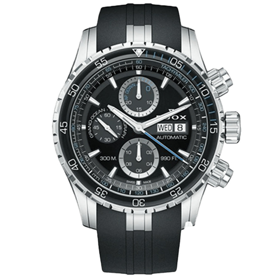 エドックス EDOX グランドオーシャン クロノグラフ オートマティック 腕時計 メンズ 自動巻き 01123-3BUCA-NBUN GRAND OCEAN【60回分割手数料無料!】