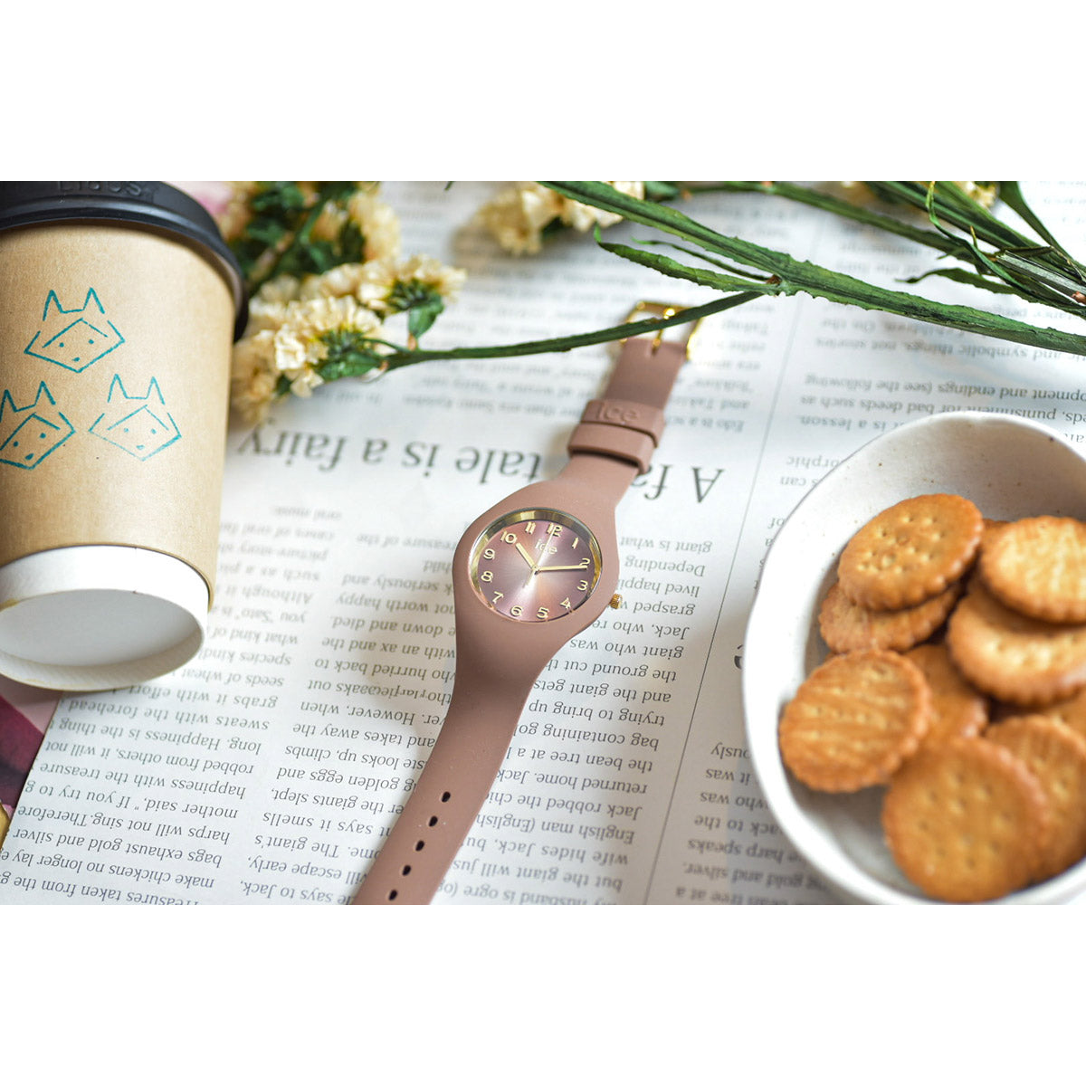 アイスウォッチ ICE-WATCH 腕時計 レディース アイスグラムシークレット ICE glam secret ブラウニー スモール+ 021326