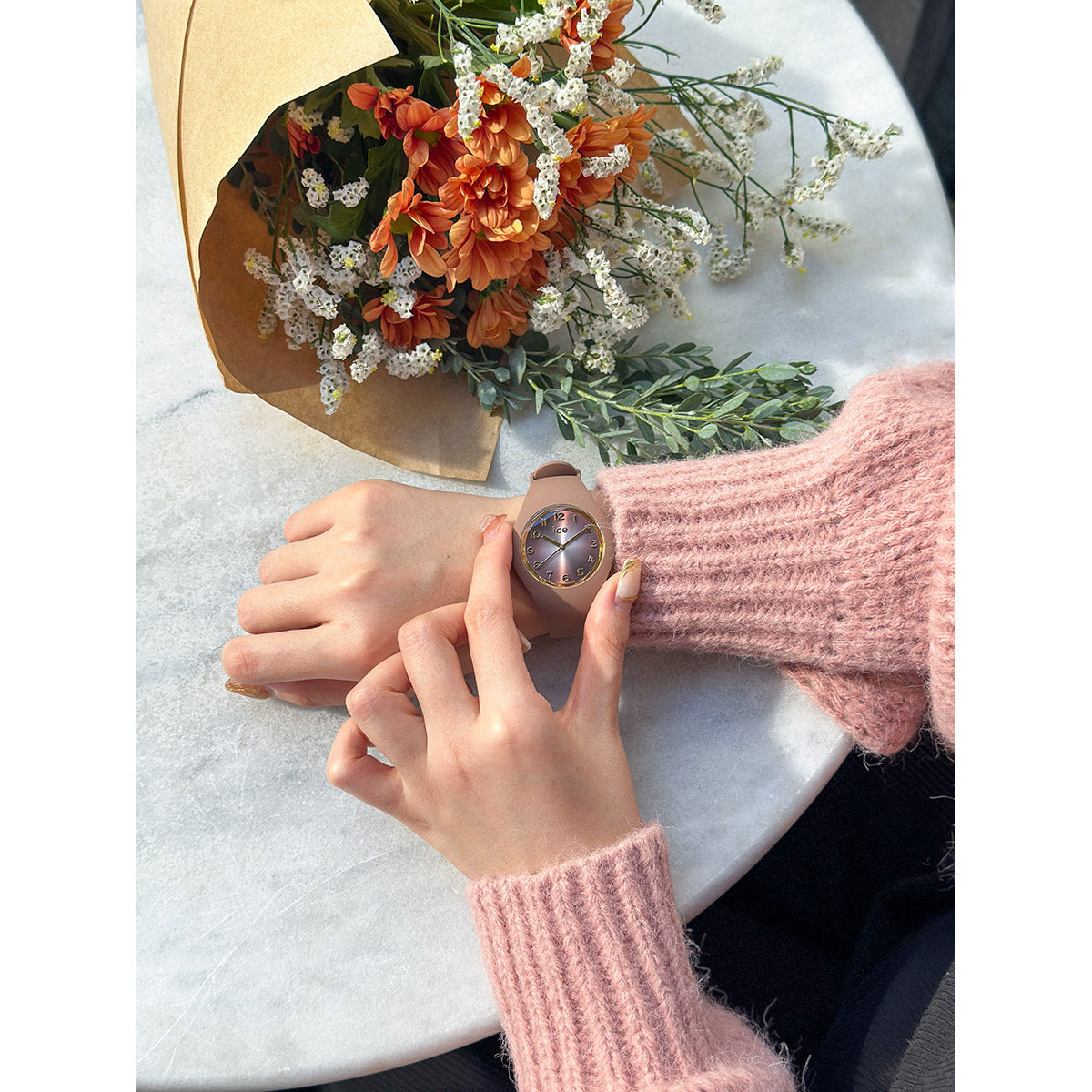アイスウォッチ ICE-WATCH 腕時計 レディース アイスグラムシークレット ICE glam secret ブラウニー スモール+ 021326