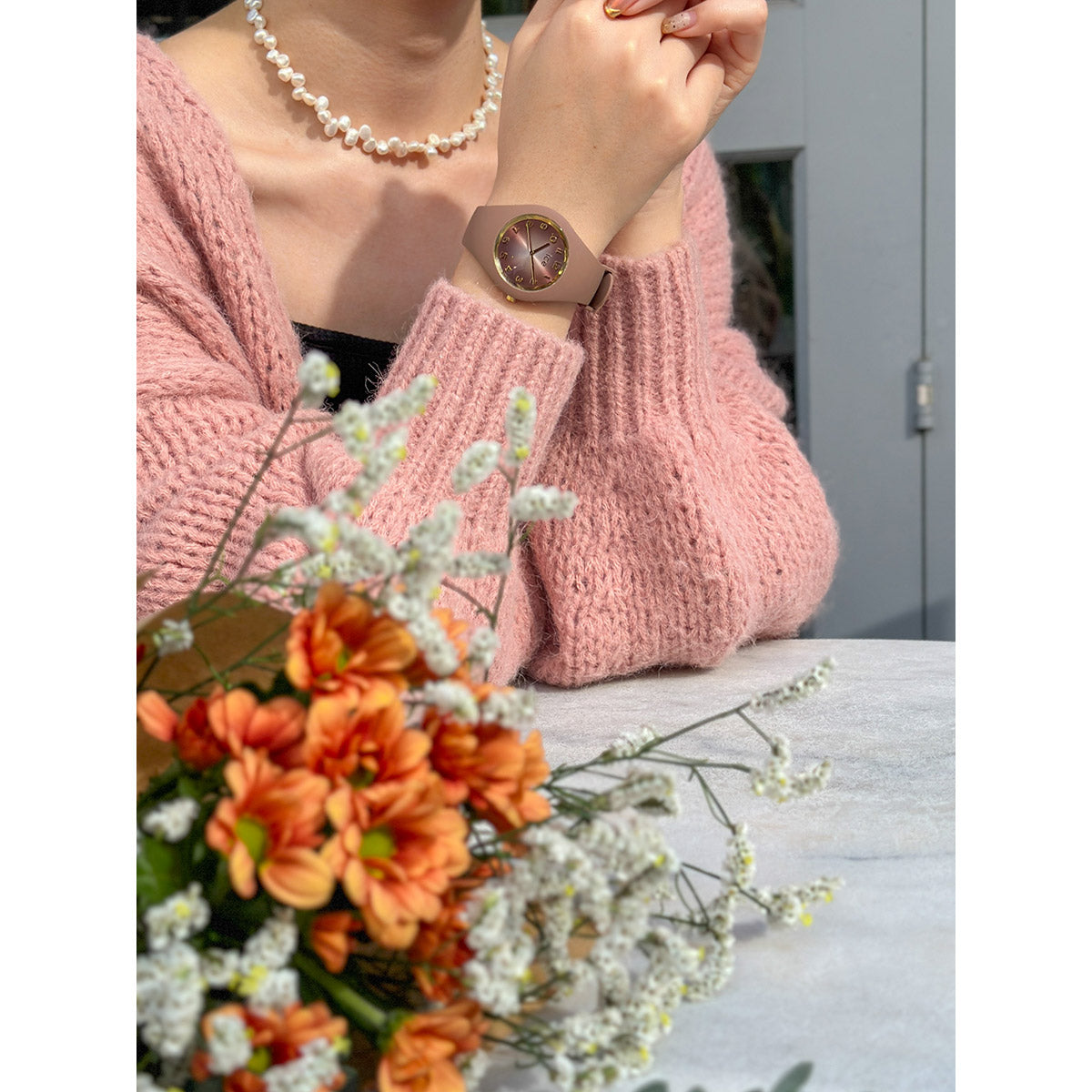 アイスウォッチ ICE-WATCH 腕時計 レディース アイスグラムシークレット ICE glam secret ブラウニー スモール+ 021326