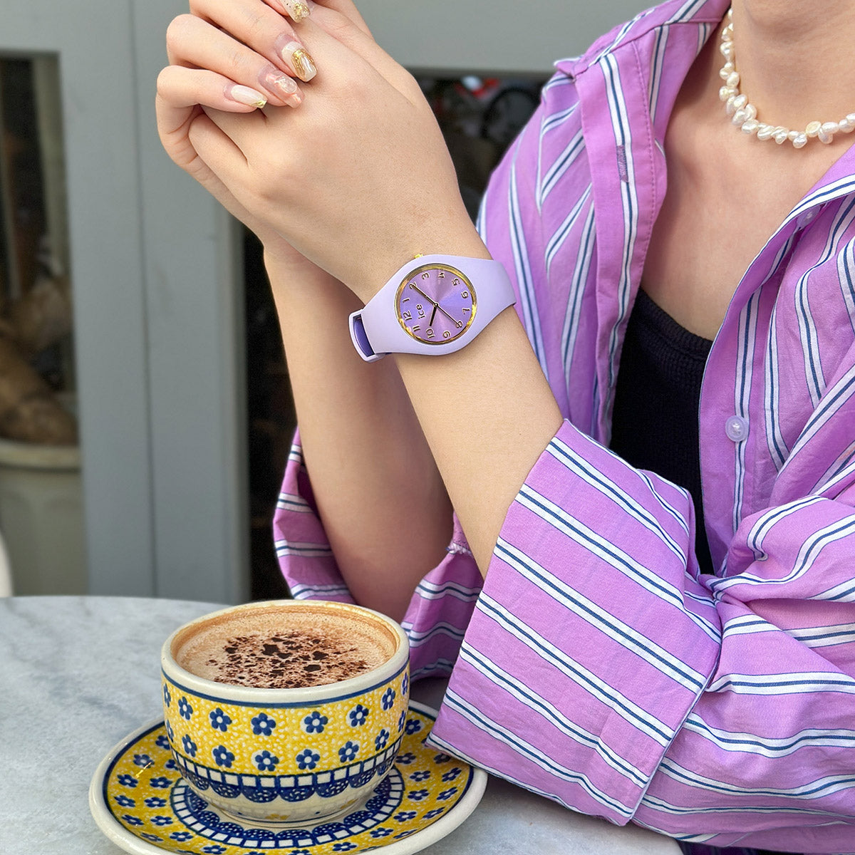 アイスウォッチ ICE-WATCH 腕時計 レディース アイスデュオシック ICE duo chic バイオレット スモール+ 021819