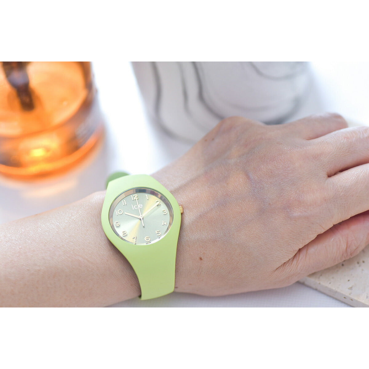 アイスウォッチ ICE-WATCH 腕時計 レディース アイスデュオシック ICE duo chic ライム スモール+ 021820