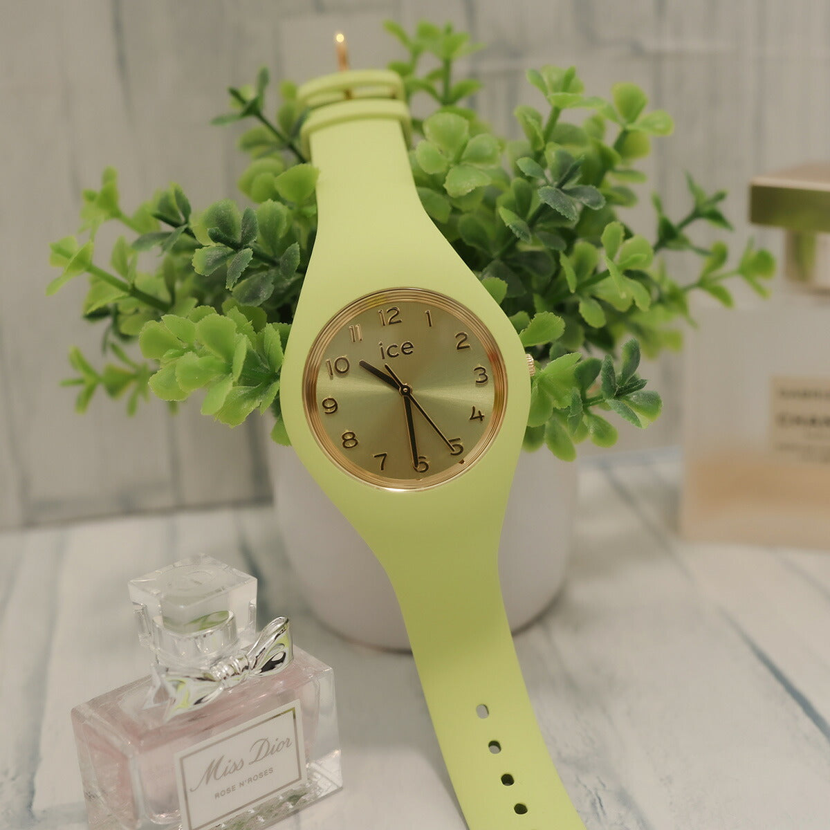 アイスウォッチ ICE-WATCH 腕時計 レディース アイスデュオシック ICE duo chic ライム スモール+ 021820