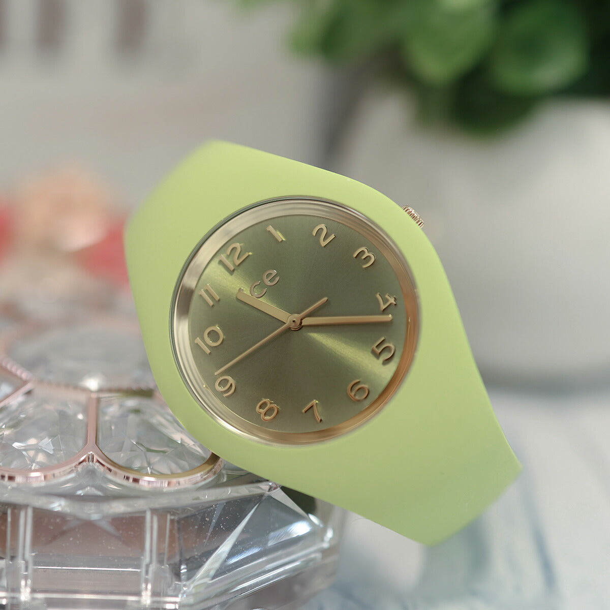 アイスウォッチ ICE-WATCH 腕時計 レディース アイスデュオシック ICE duo chic ライム スモール+ 021820