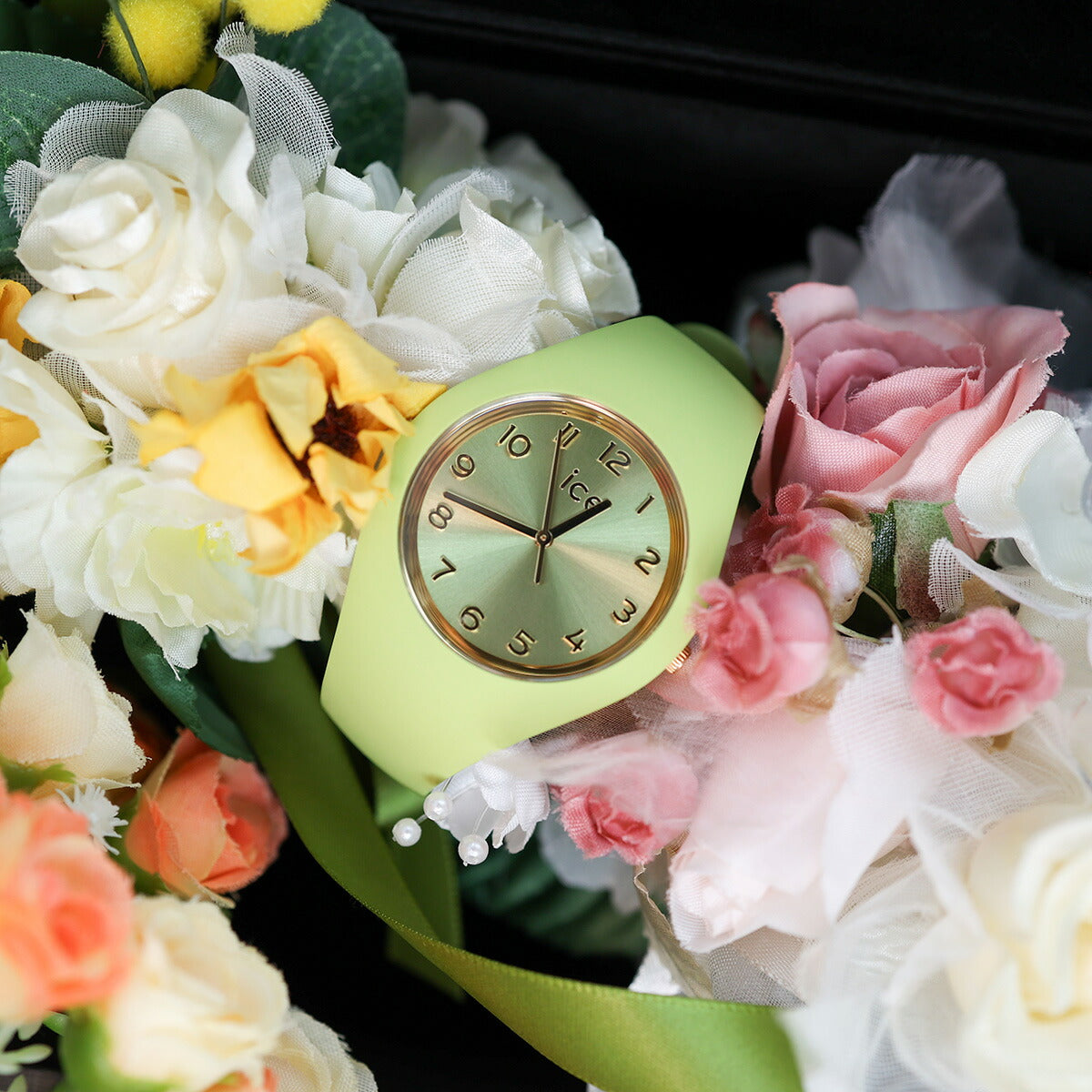 アイスウォッチ ICE-WATCH 腕時計 レディース アイスデュオシック ICE duo chic ライム スモール+ 021820