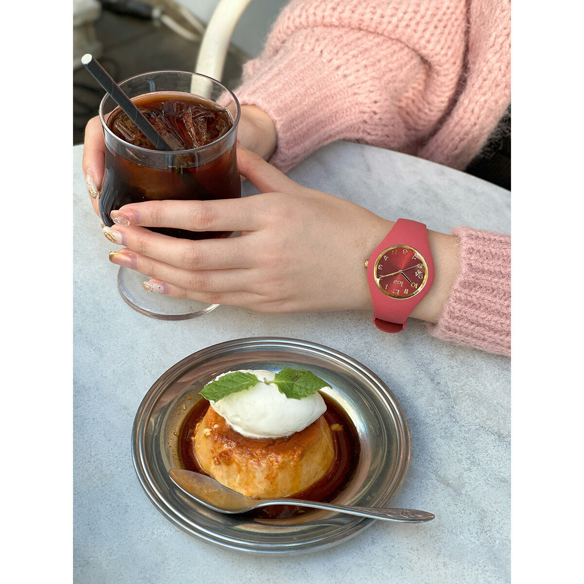 アイスウォッチ ICE-WATCH 腕時計 レディース アイスデュオシック ICE duo chic ラズベリー スモール+ 021821