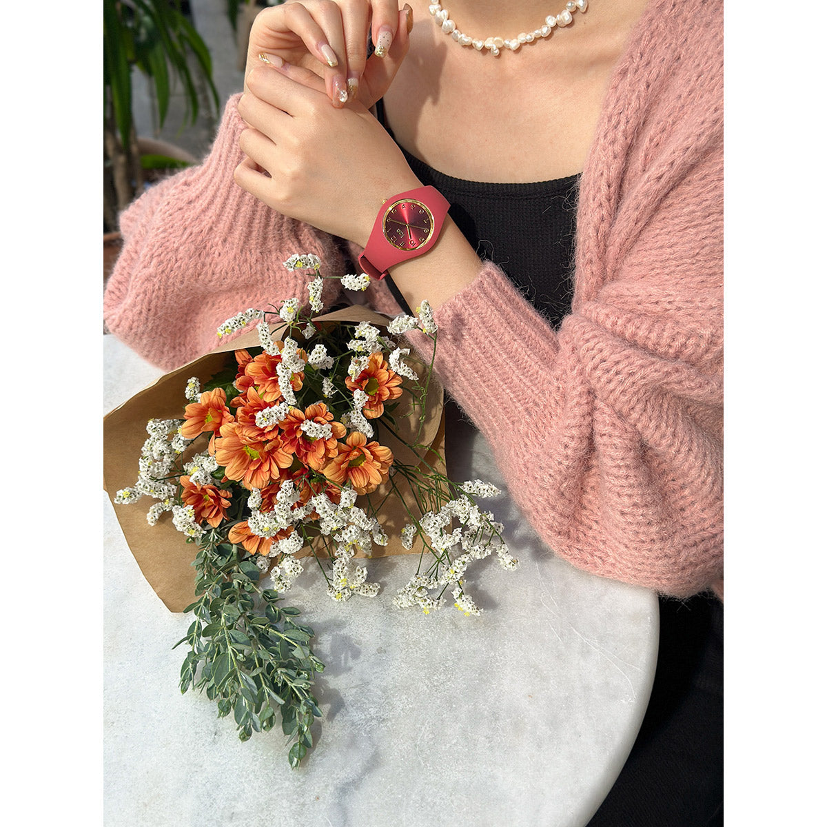 アイスウォッチ ICE-WATCH 腕時計 レディース アイスデュオシック ICE duo chic ラズベリー スモール+ 021821