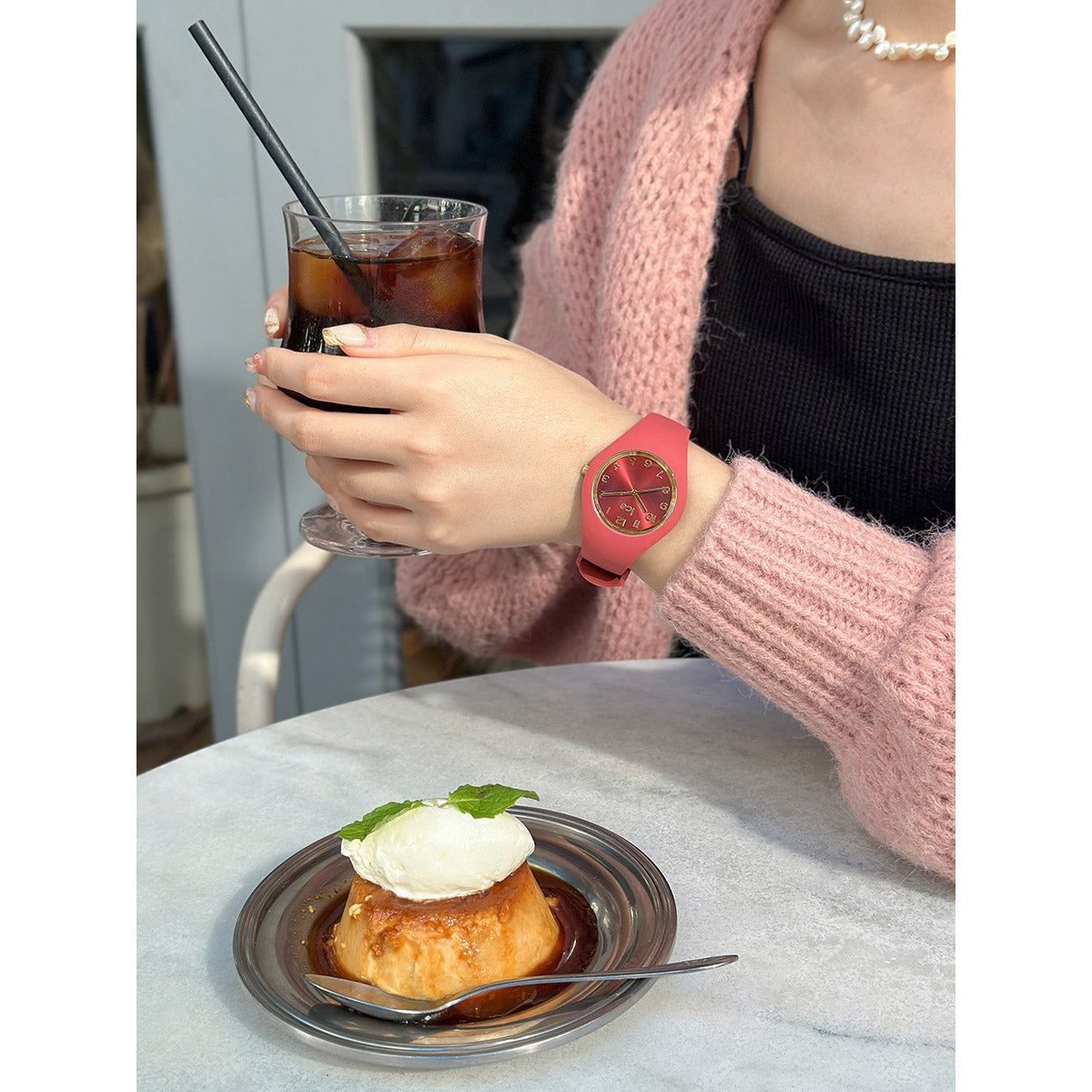 アイスウォッチ ICE-WATCH 腕時計 レディース アイスデュオシック ICE duo chic ラズベリー スモール+ 021821