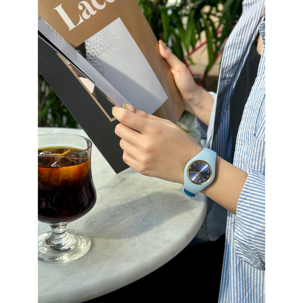 アイスウォッチ ICE-WATCH 腕時計 レディース アイスデュオシック ICE duo chic ブルーベリー スモール+ 021822