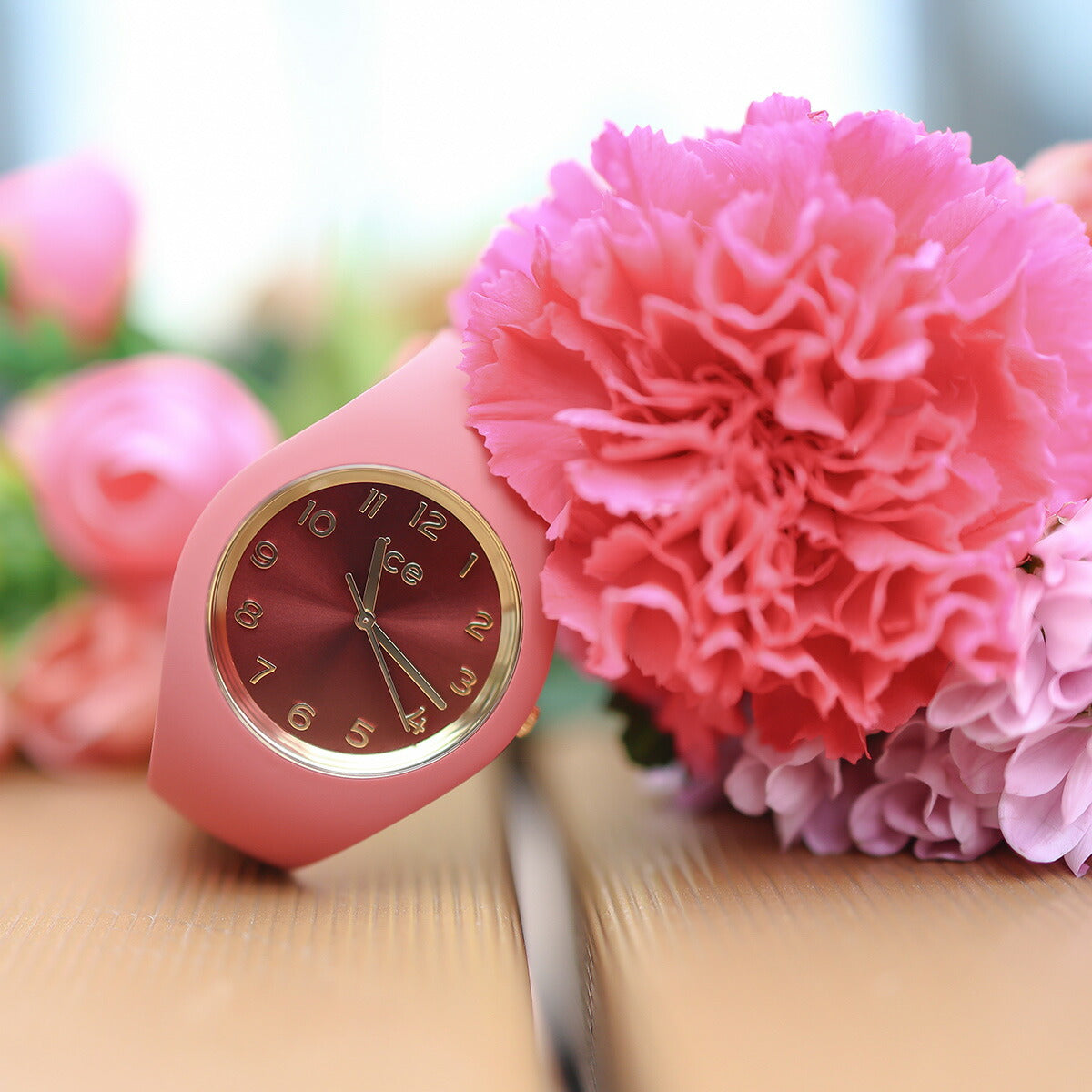 アイスウォッチ ICE-WATCH 腕時計 レディース アイスデュオシック ICE duo chic テラコッタ スモール+ 021823