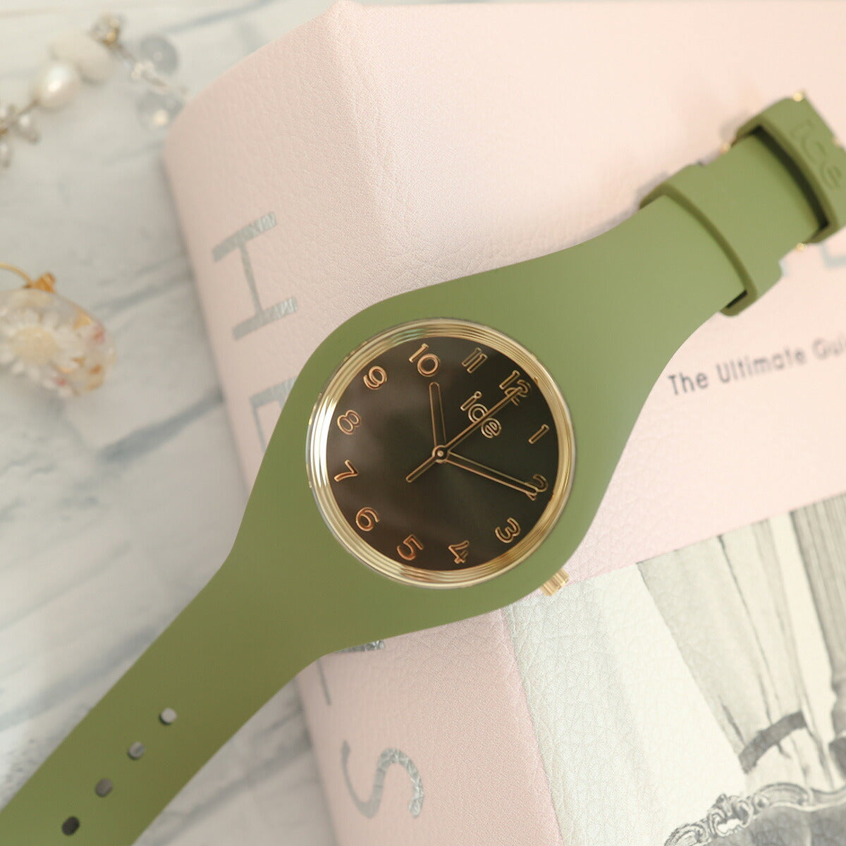 アイスウォッチ ICE-WATCH 腕時計 レディース アイスデュオシック ICE duo chic キウイ スモール+ 021824